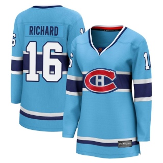 Women's Henri Richard Montreal Canadiens Fanatics Branded Special Edition 2.0 Jersey - Breakaway Light Blue