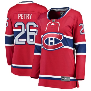 Women's Jeff Petry Montreal Canadiens Fanatics Branded Home Jersey - Breakaway Red