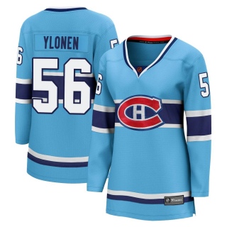 Women's Jesse Ylonen Montreal Canadiens Fanatics Branded Special Edition 2.0 Jersey - Breakaway Light Blue