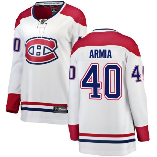Women's Joel Armia Montreal Canadiens Fanatics Branded Away Jersey - Breakaway White