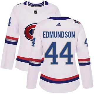 Women's Joel Edmundson Montreal Canadiens Adidas 100 Classic Jersey - Authentic White