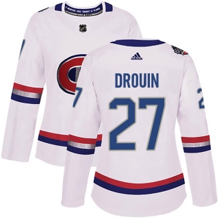 Women's Jonathan Drouin Montreal Canadiens Adidas 100 Classic Jersey - Authentic White