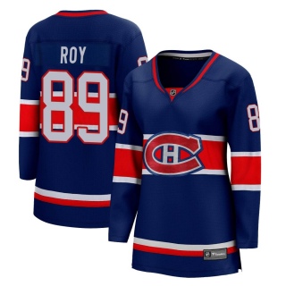 Women's Joshua Roy Montreal Canadiens Fanatics Branded 2020/21 Special Edition Jersey - Breakaway Blue