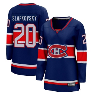 Women's Juraj Slafkovsky Montreal Canadiens Fanatics Branded 2020/21 Special Edition Jersey - Breakaway Blue