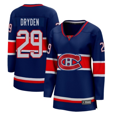 Women's Ken Dryden Montreal Canadiens Fanatics Branded 2020/21 Special Edition Jersey - Breakaway Blue