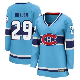 Women's Ken Dryden Montreal Canadiens Fanatics Branded Special Edition 2.0 Jersey - Breakaway Light Blue