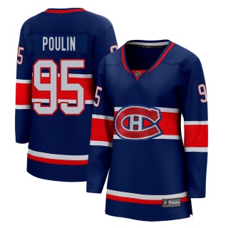 Women's Kevin Poulin Montreal Canadiens Fanatics Branded 2020/21 Special Edition Jersey - Breakaway Blue