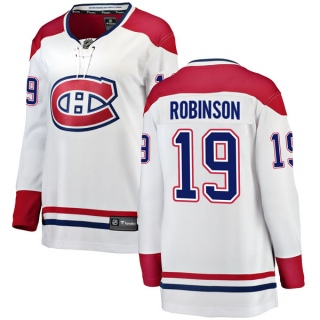 Women's Larry Robinson Montreal Canadiens Fanatics Branded Away Jersey - Breakaway White