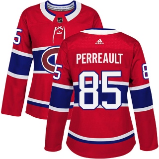 Women's Mathieu Perreault Montreal Canadiens Adidas Home Jersey - Authentic Red