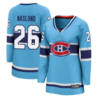 Women's Mats Naslund Montreal Canadiens Fanatics Branded Special Edition 2.0 Jersey - Breakaway Light Blue