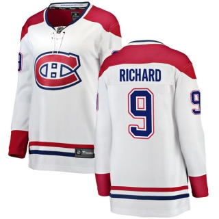 Women's Maurice Richard Montreal Canadiens Fanatics Branded Away Jersey - Breakaway White