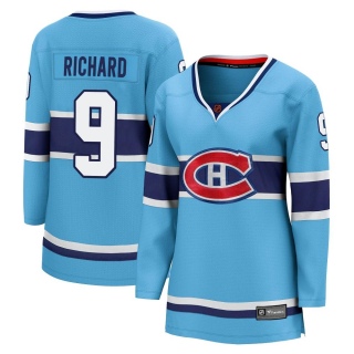 Women's Maurice Richard Montreal Canadiens Fanatics Branded Special Edition 2.0 Jersey - Breakaway Light Blue