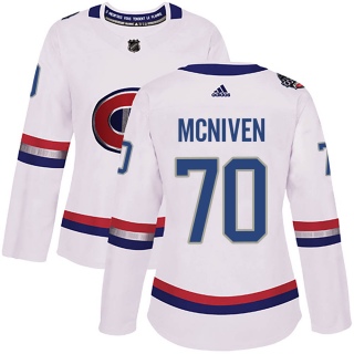Women's Michael McNiven Montreal Canadiens Adidas 100 Classic Jersey - Authentic White