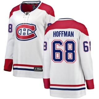 Women's Mike Hoffman Montreal Canadiens Fanatics Branded Away Jersey - Breakaway White
