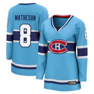 Women's Mike Matheson Montreal Canadiens Fanatics Branded Special Edition 2.0 Jersey - Breakaway Light Blue