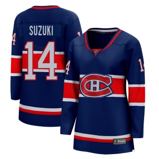 Women's Nick Suzuki Montreal Canadiens Fanatics Branded 2020/21 Special Edition Jersey - Breakaway Blue