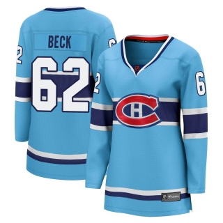 Women's Owen Beck Montreal Canadiens Fanatics Branded Special Edition 2.0 Jersey - Breakaway Light Blue