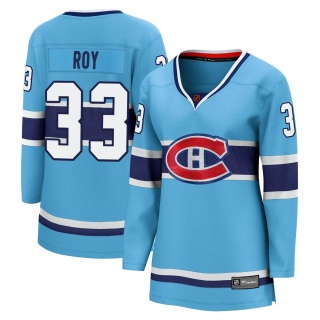 Women's Patrick Roy Montreal Canadiens Fanatics Branded Special Edition 2.0 Jersey - Breakaway Light Blue