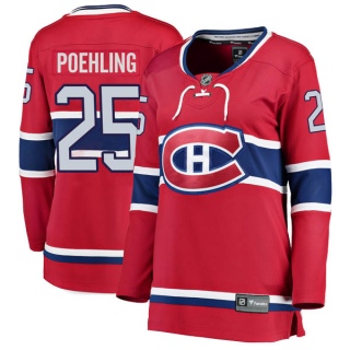 Women's Ryan Poehling Montreal Canadiens Fanatics Branded Home Jersey - Breakaway Red