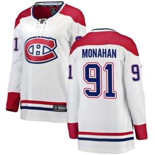 Women's Sean Monahan Montreal Canadiens Fanatics Branded Away Jersey - Breakaway White