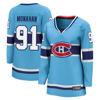 Women's Sean Monahan Montreal Canadiens Fanatics Branded Special Edition 2.0 Jersey - Breakaway Light Blue
