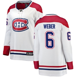 Women's Shea Weber Montreal Canadiens Fanatics Branded Away Jersey - Breakaway White