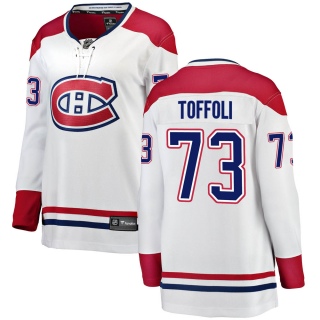 Women's Tyler Toffoli Montreal Canadiens Fanatics Branded Away Jersey - Breakaway White