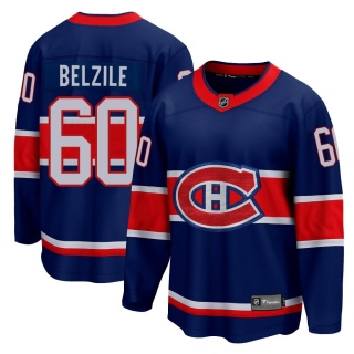 Youth Alex Belzile Montreal Canadiens Fanatics Branded 2020/21 Special Edition Jersey - Breakaway Blue