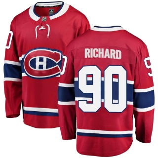 Youth Anthony Richard Montreal Canadiens Fanatics Branded Home Jersey - Breakaway Red