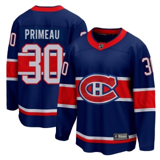 Youth Cayden Primeau Montreal Canadiens Fanatics Branded 2020/21 Special Edition Jersey - Breakaway Blue