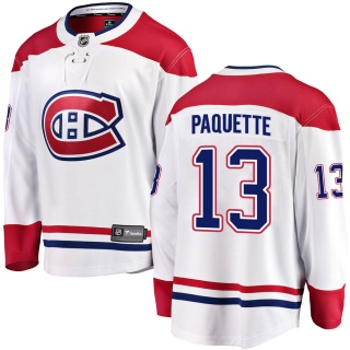 Youth Cedric Paquette Montreal Canadiens Fanatics Branded Away Jersey - Breakaway White