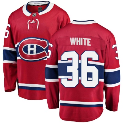 Youth Colin White Montreal Canadiens Fanatics Branded Home Jersey - Breakaway Red