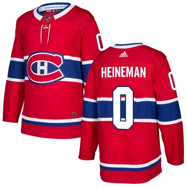 Youth Emil Heineman Montreal Canadiens Adidas Home Jersey - Authentic Red