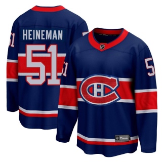 Youth Emil Heineman Montreal Canadiens Fanatics Branded 2020/21 Special Edition Jersey - Breakaway Blue