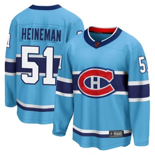 Youth Emil Heineman Montreal Canadiens Fanatics Branded Special Edition 2.0 Jersey - Breakaway Light Blue