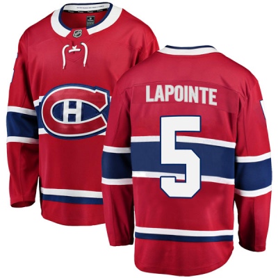 Youth Guy Lapointe Montreal Canadiens Fanatics Branded Home Jersey - Breakaway Red