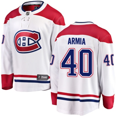 Youth Joel Armia Montreal Canadiens Fanatics Branded Away Jersey - Breakaway White