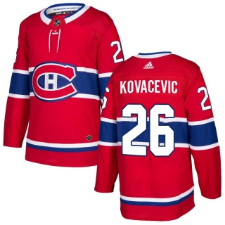 Youth Johnathan Kovacevic Montreal Canadiens Adidas Home Jersey - Authentic Red