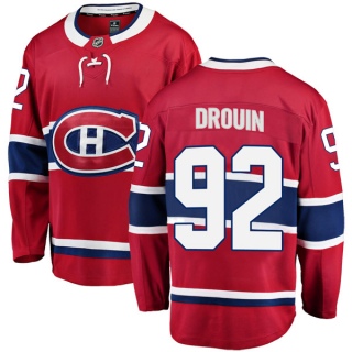 Youth Jonathan Drouin Montreal Canadiens Fanatics Branded Home Jersey - Breakaway Red