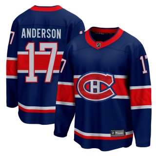 Youth Josh Anderson Montreal Canadiens Fanatics Branded 2020/21 Special Edition Jersey - Breakaway Blue