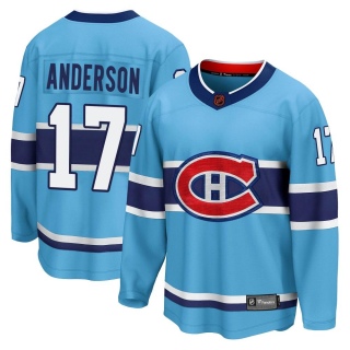 Youth Josh Anderson Montreal Canadiens Fanatics Branded Special Edition 2.0 Jersey - Breakaway Light Blue