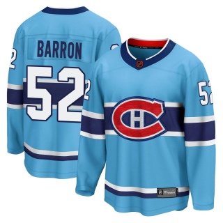 Youth Justin Barron Montreal Canadiens Fanatics Branded Special Edition 2.0 Jersey - Breakaway Light Blue