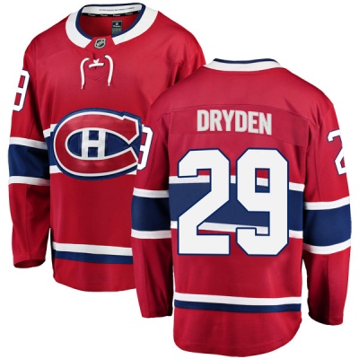 Youth Ken Dryden Montreal Canadiens Fanatics Branded Home Jersey - Breakaway Red