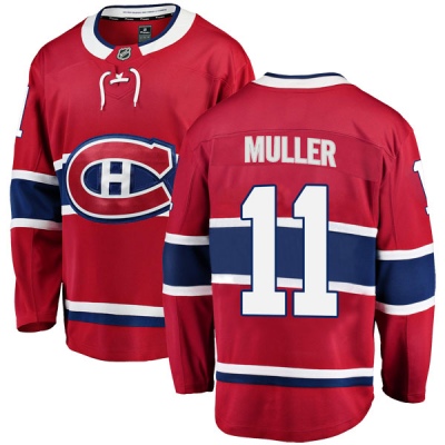 Youth Kirk Muller Montreal Canadiens Fanatics Branded Home Jersey - Breakaway Red