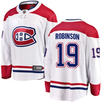 Youth Larry Robinson Montreal Canadiens Fanatics Branded Away Jersey - Breakaway White