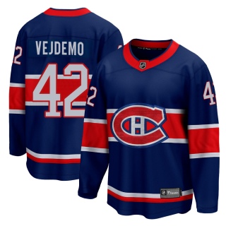 Youth Lukas Vejdemo Montreal Canadiens Fanatics Branded 2020/21 Special Edition Jersey - Breakaway Blue