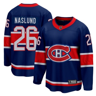 Youth Mats Naslund Montreal Canadiens Fanatics Branded 2020/21 Special Edition Jersey - Breakaway Blue