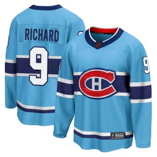 Youth Maurice Richard Montreal Canadiens Fanatics Branded Special Edition 2.0 Jersey - Breakaway Light Blue