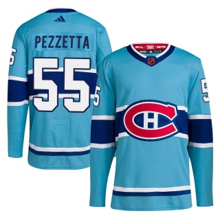 Youth Michael Pezzetta Montreal Canadiens Adidas Reverse Retro 2.0 Jersey - Authentic Light Blue