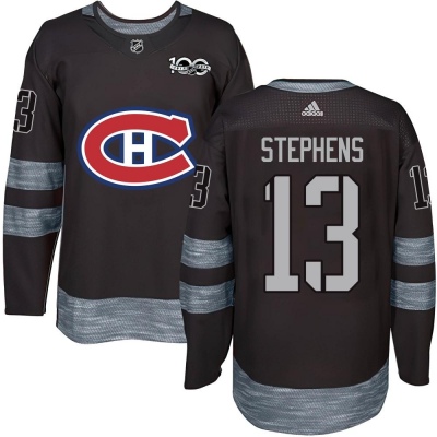 Youth Mitchell Stephens Montreal Canadiens 1917- 100th Anniversary Jersey - Authentic Black